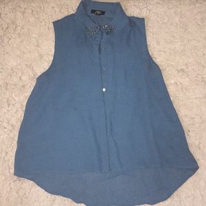 Dark Blue Blouse